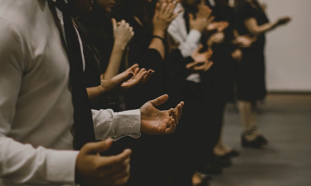 People in a Church praying